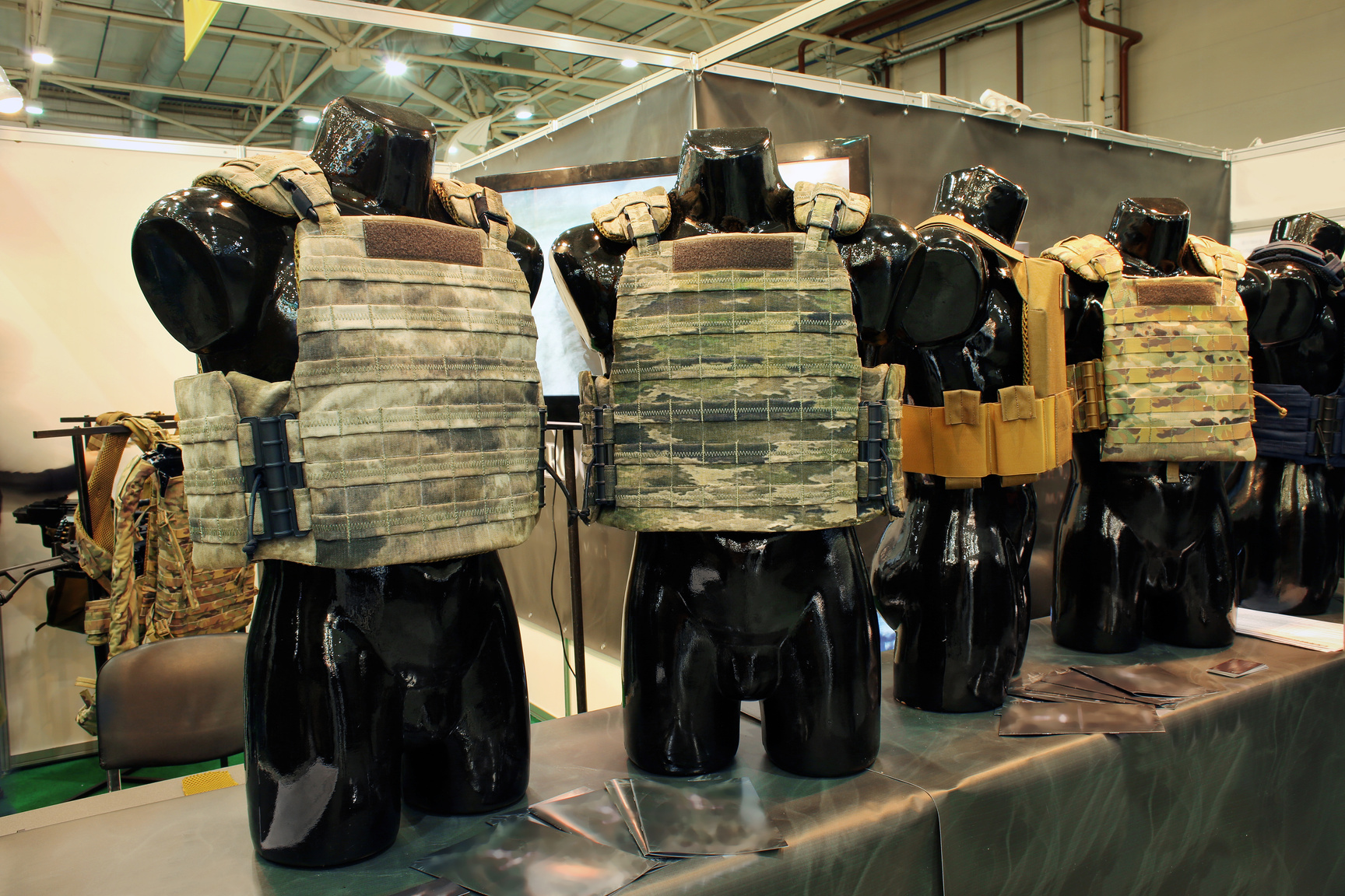 Bulletproof Vests on Mannequins